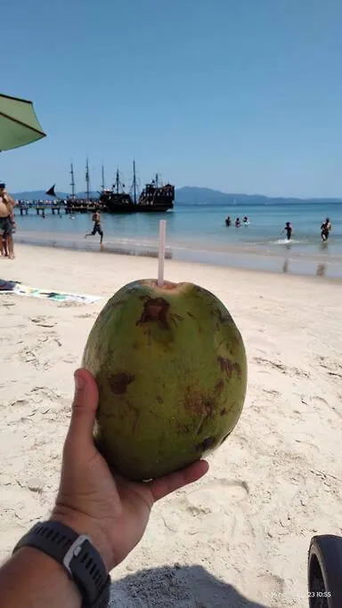 Amplo Apto A 20 Metros Do Mar. Florianópolis 0*,
